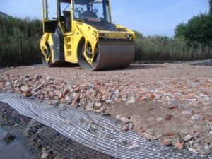 ABG geogrids and geotextiles are ideal for temporary applications including stabilising weak ground for mobile cranes, piling rigs and working platforms