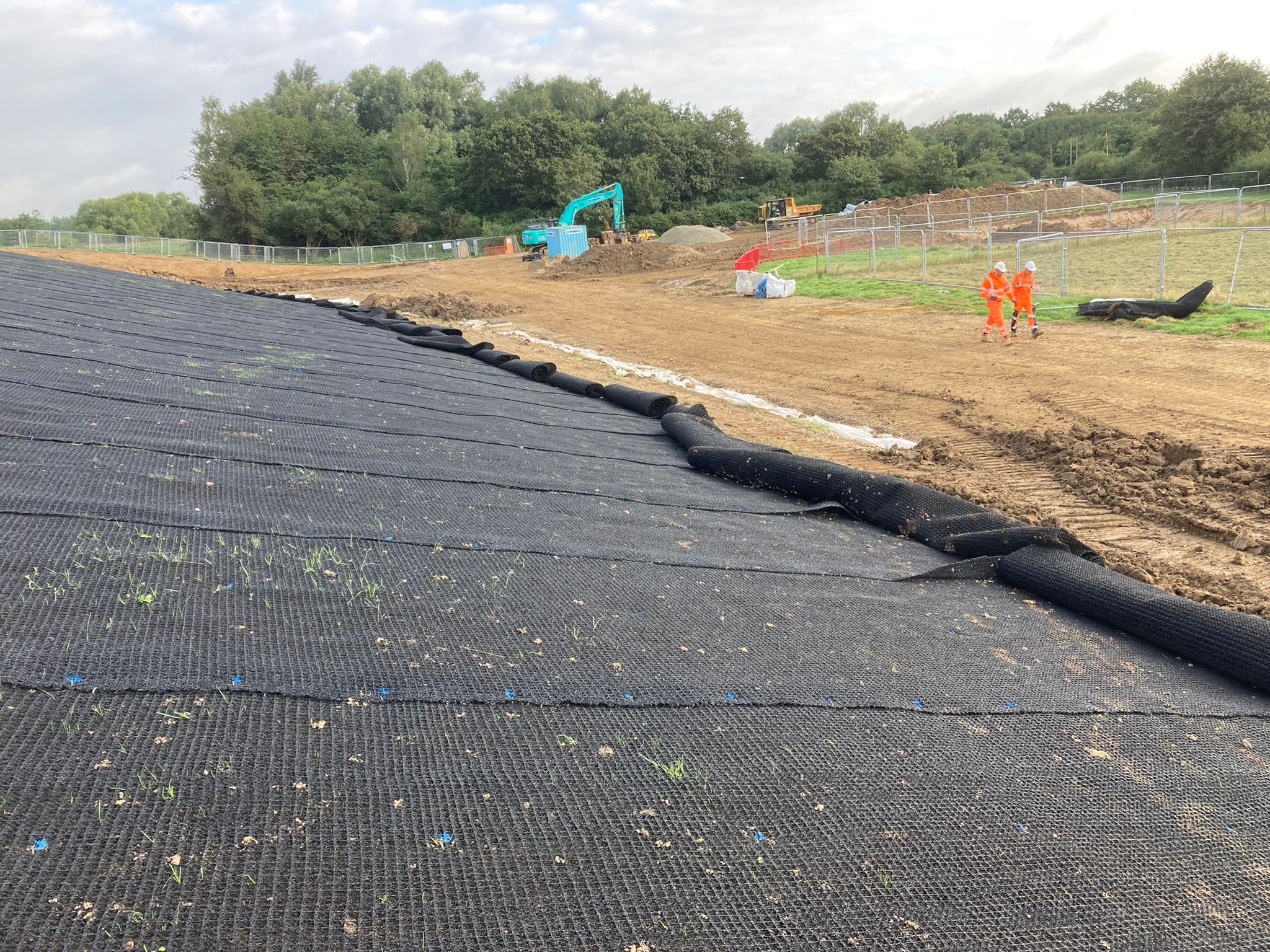 Erosion Control, Leigh Flood Storage Area, Tonbridge, UK - ABG ...