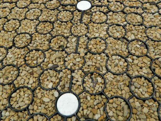 Sudspave permeable plastic paving grids for gravel and grass surfaces