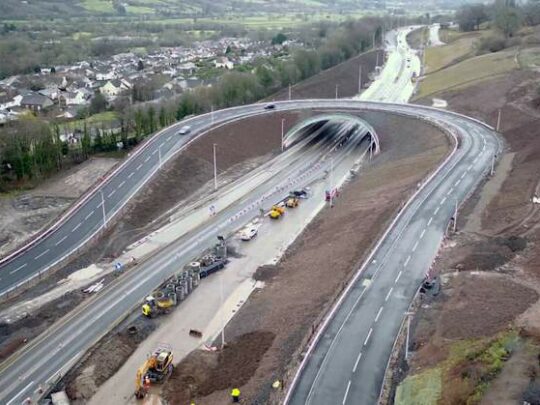 Deckdrain contributed to the structural drainage of the bridge
